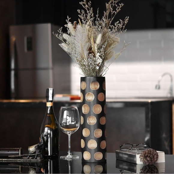 AeraVida Modern Decorative 14-Inch Mango Tree Wood Flower Vase - Picture 2 of 5